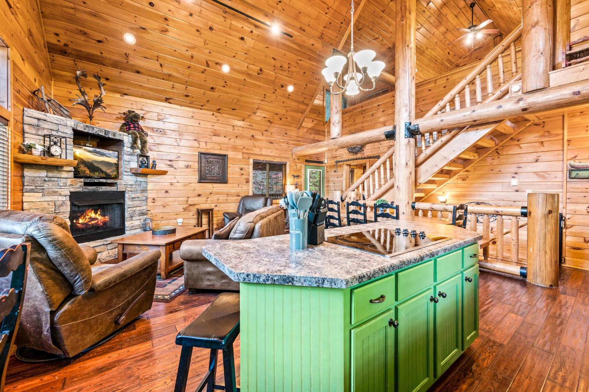 Relaxation Retreat - Pickleball Cabin - Wi-Fi, Fire Pit With Bar, Ev, Game Room, Hot Tub, Pool Access - Mins To Pf Sevierville Luaran gambar